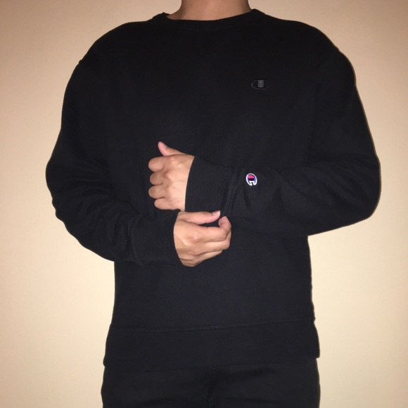 Black Champion Crewneck - Picture 1 of 3